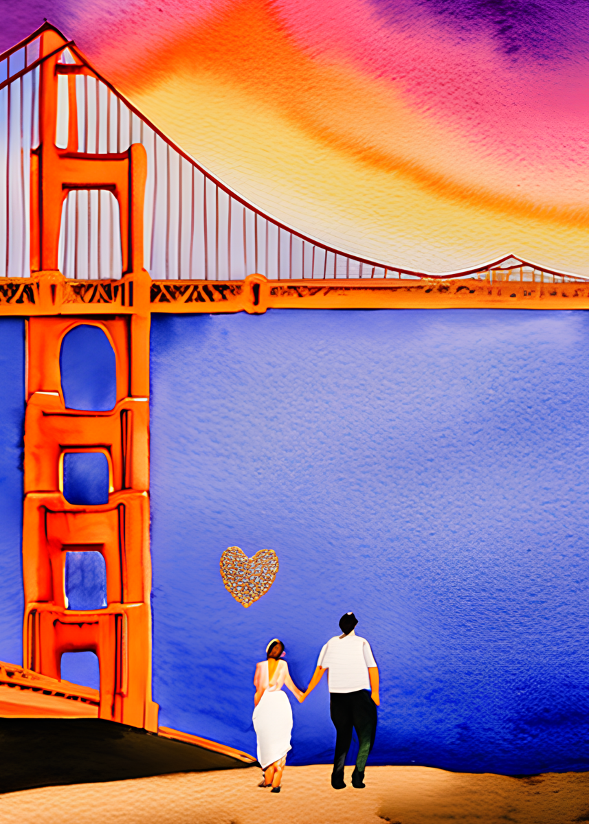 Love Overlooking The Bay - San Fransisco