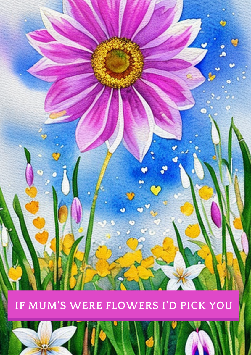 If Mums Were Flowers - I'd Choose You!