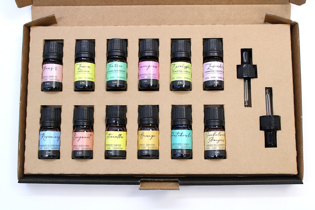 Aromatherapy Essential Oil Set - The Essentials