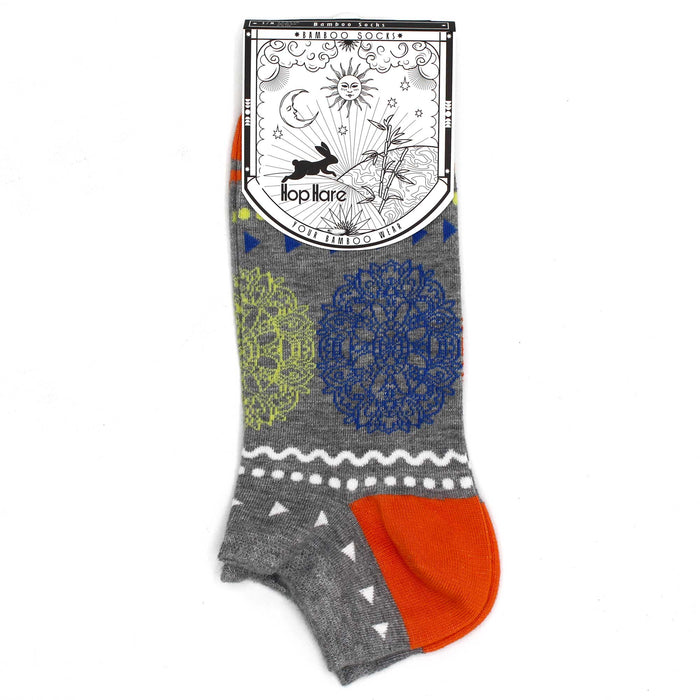 Flowers of Life Bamboo Trainer Socks