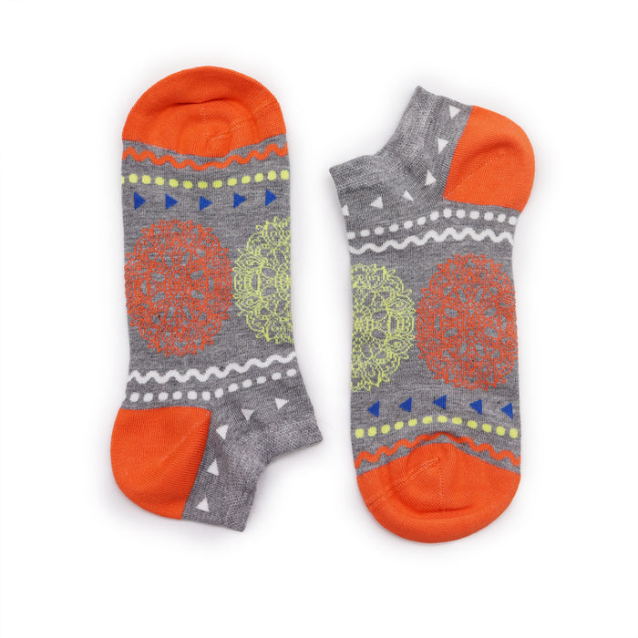 Flowers of Life Bamboo Trainer Socks