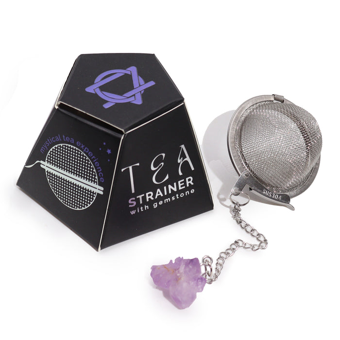 Amethyst Gemstone Tea Infuser