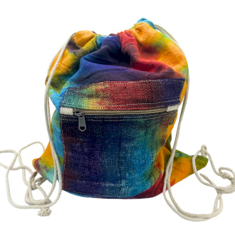 Tie Dye Hemp String Bag