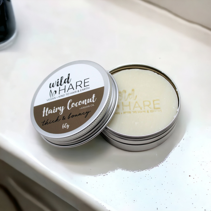 Wild Hare Solid Shampoo 60g - Hairy Coconut