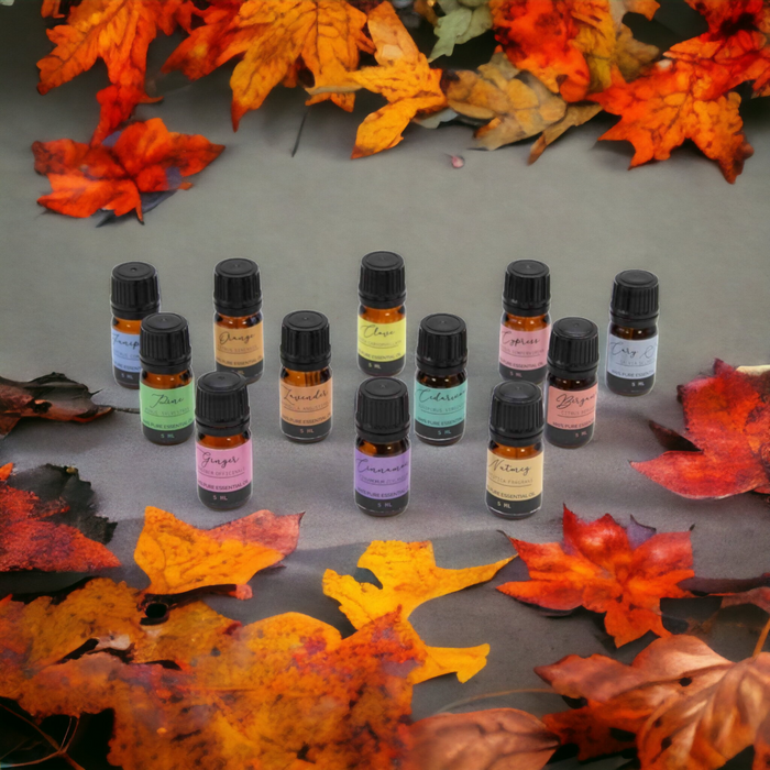 Aromatherapy Essential Oil Set - Autumn Scents Set