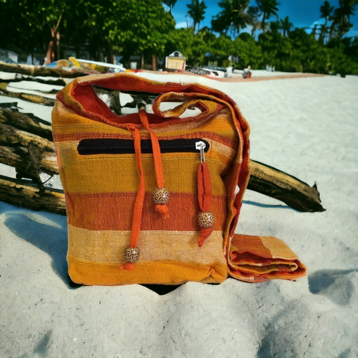 Nepal Sling Bag - Sunrise Orange