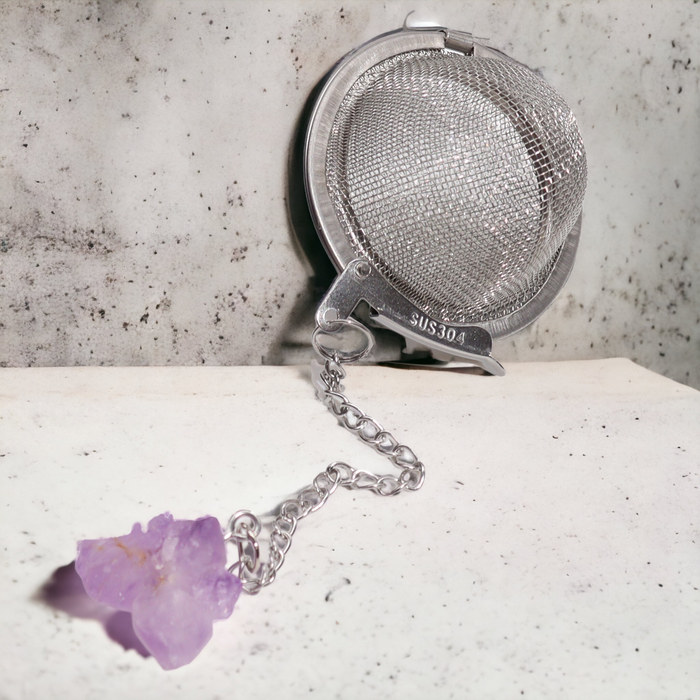 Amethyst Gemstone Tea Infuser