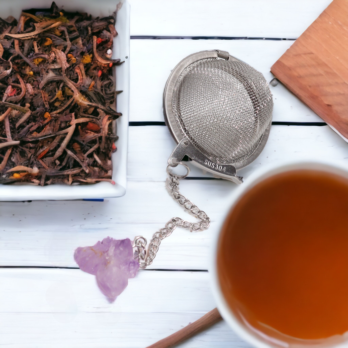 Amethyst Gemstone Tea Infuser