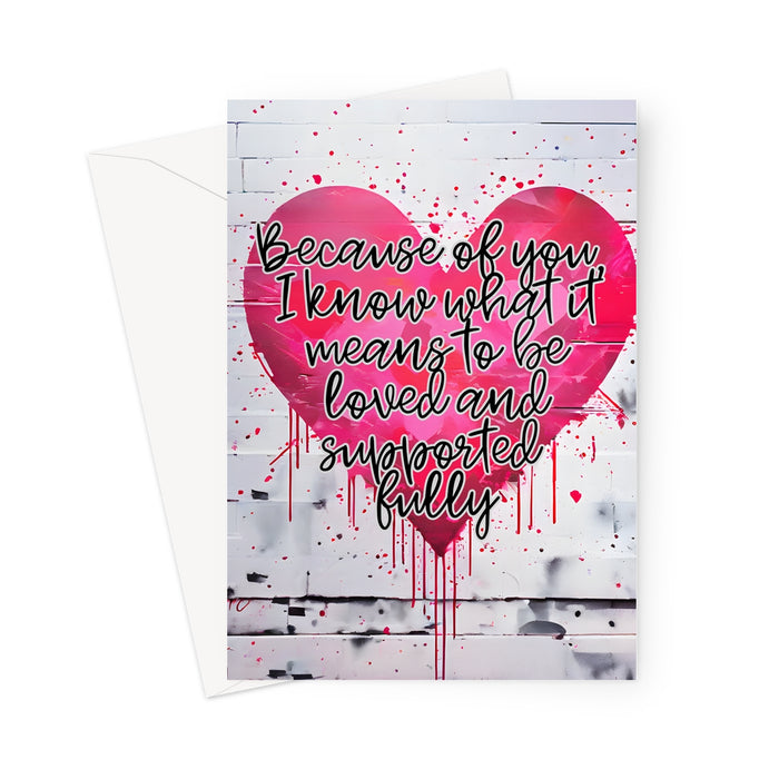 Loved & Supported - Stepparents and Parental Figures Greeting Card