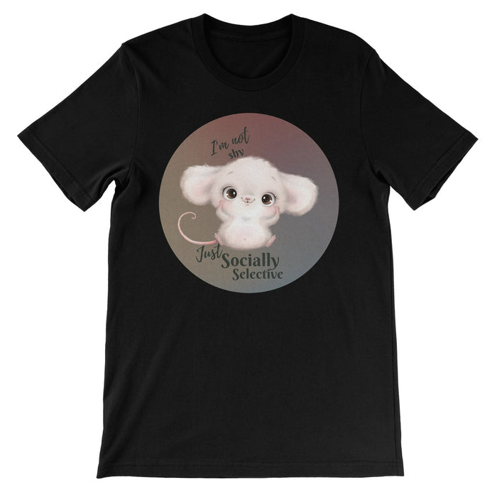 Cute Introvert T-shirt - Not Shy Just Socially Selective