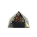 Small  Orgonite Pyramid 25mm Gemchips and Copper