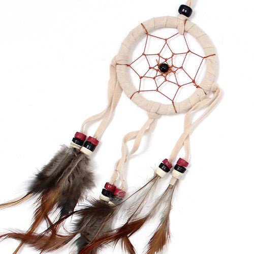 Bali Dreamcatcher - Small Round - Cream/Coffee/Choc x 6