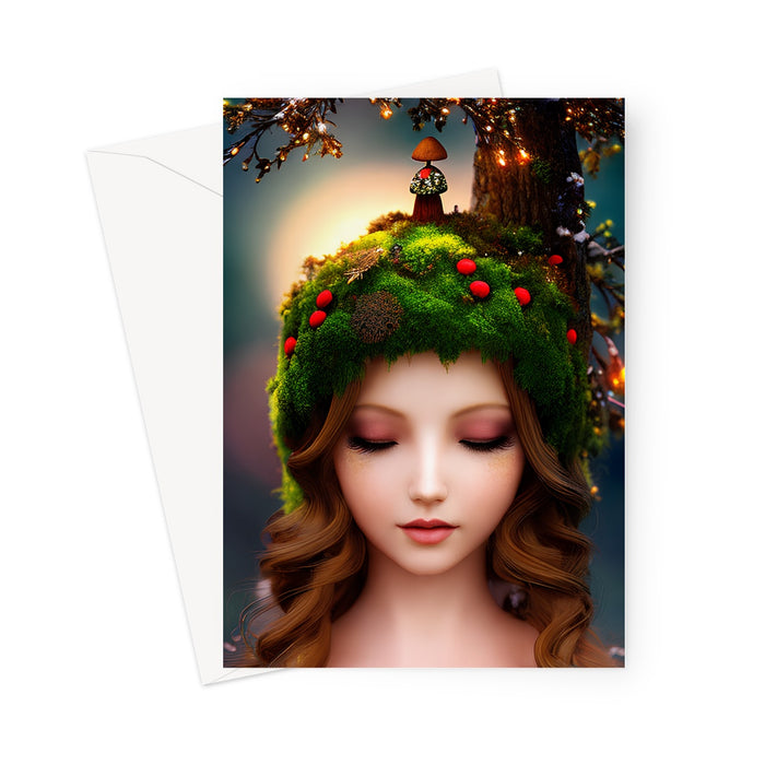 Solstice Goddess - Yule Greetings, Merry Yule Greeting Card