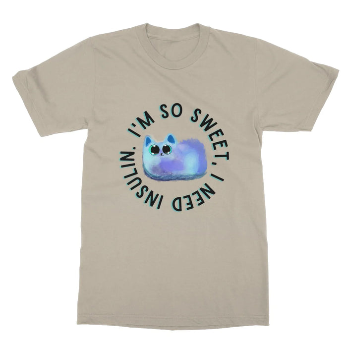 I'm so sweet - kids diabetes tshirt Softstyle T-Shirt