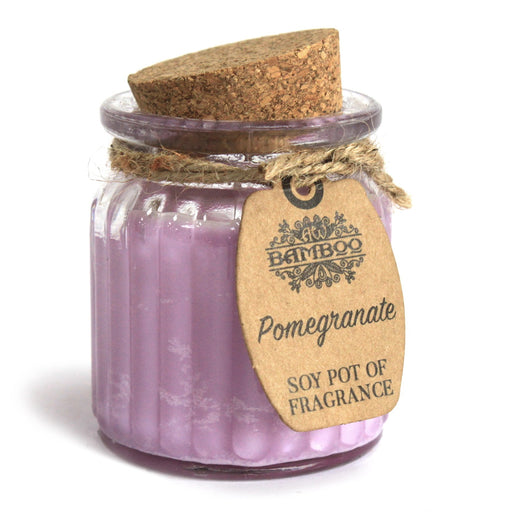 Pomegranate Soy Pot of Fragrance Candles x 2