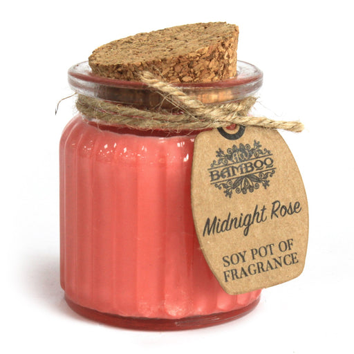Midnight Rose Soy Pot of Fragrance Candles x 2
