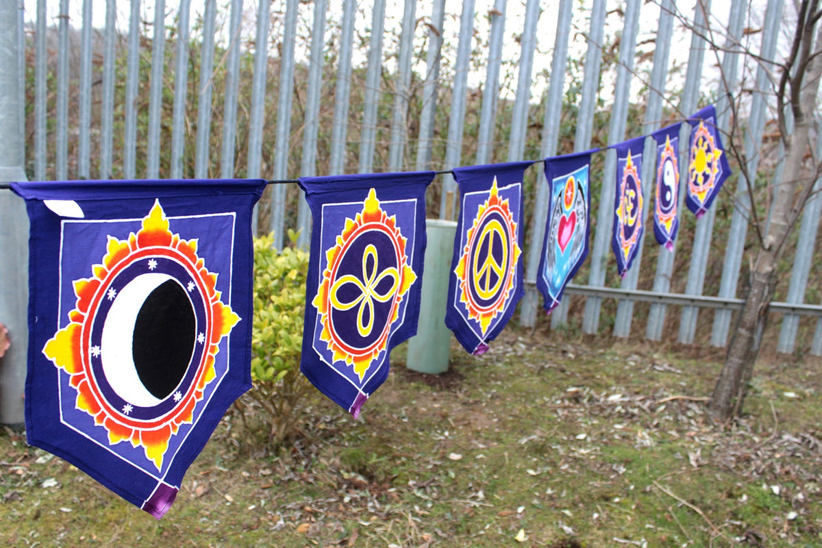 Prayer Flag - Seven Symbols — Pixie Paradise