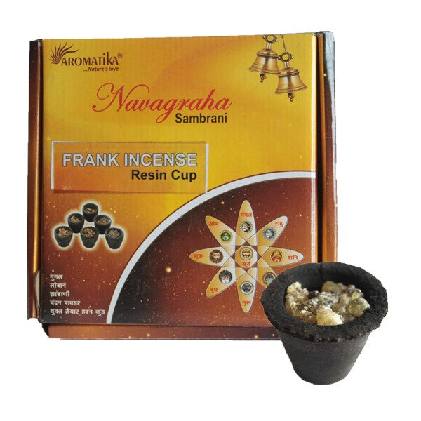 Box of 12 Resin Cups - Frankincense