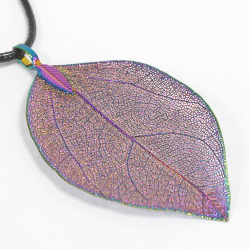 Necklace - Bravery Leaf - Multicoloured