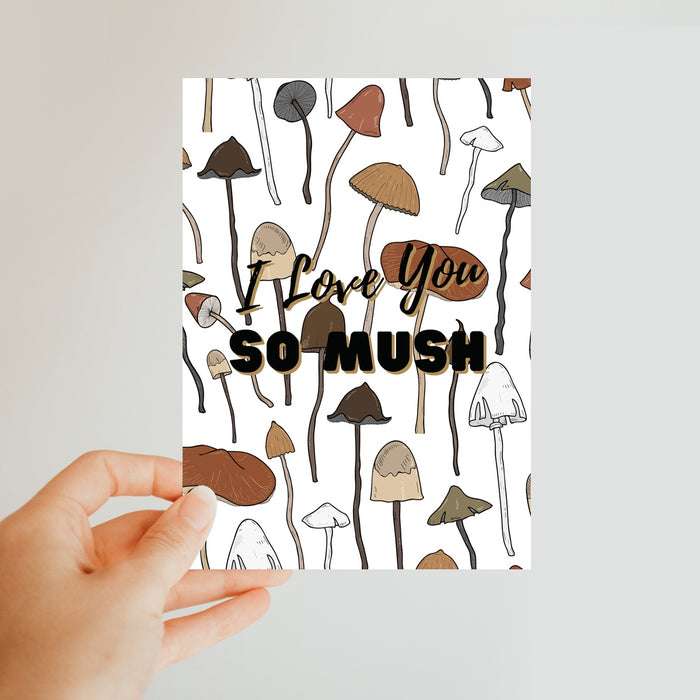 I Love You So Mush Classic Postcard