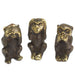 Set of 3 - See No Evil etc - Monkeys