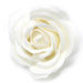 Craft Soap Flowers x 10 Large Rose - White