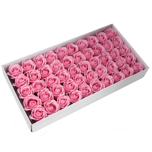 Craft Soap Flowers - Rose - Blush x 10