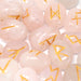 Runes Stone Set in Pouch - Rose Quartz