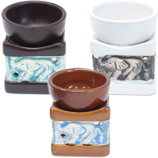 Classic Ceramic Elephant Oil Burners Assorted