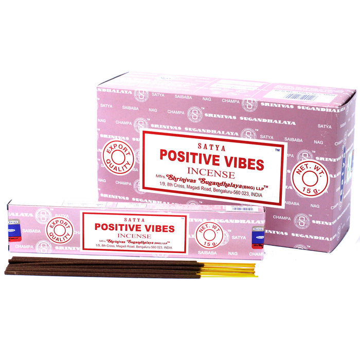 Nag Champa Satya Incense 15gm - Positive Vibes