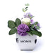 Bouquet Petite Flower Pot - Soft Lavender