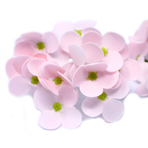Craft Soap Flowers x 10 - Hyacinth Bean - Pink