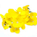 Craft Soap Flowers x 10 - Hyacinth Bean - Yellow