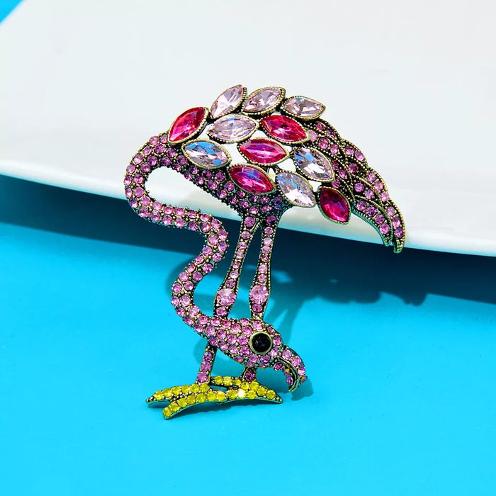 Flamingo Brooch