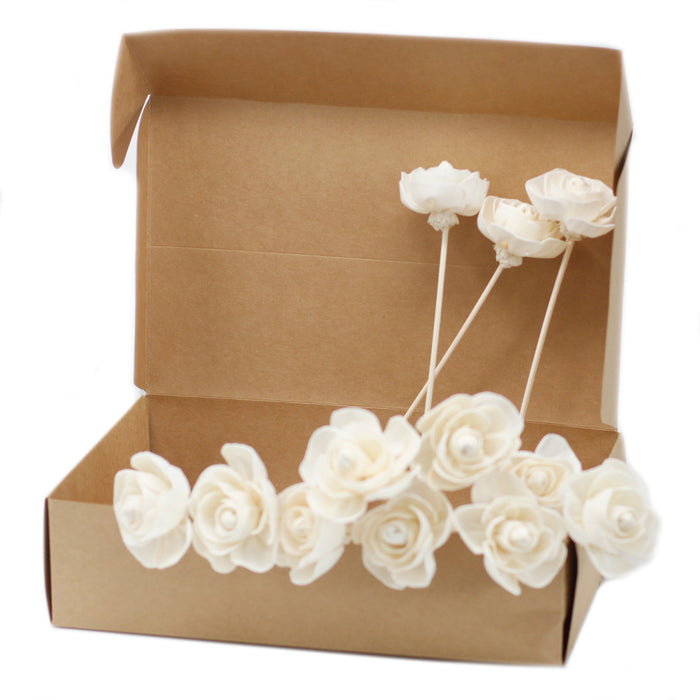 Natural Diffuser Flowers - Rose on Reed x 12