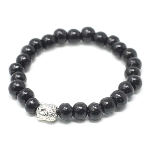 Darkwood Beads & buddha Bangle