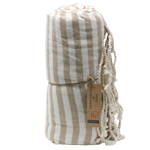 Cotton Pario Towel - 100x180 cm - Warm Sand