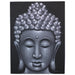 Buddha Painting - Grey Sand Finish