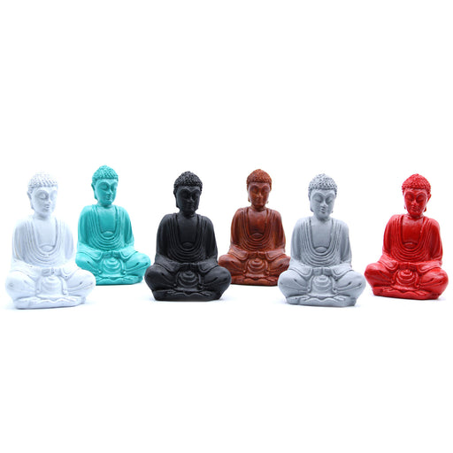 Matt Mini Buddha (Assorted Colours) x 6