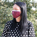 Reusable Fashion Face Covering - Red Mandala Heart (Adult)