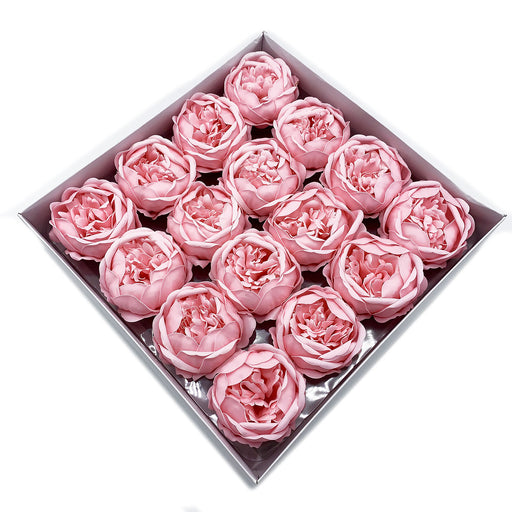 Craft Soap Flower - Ext Large Peony - Pink x 10