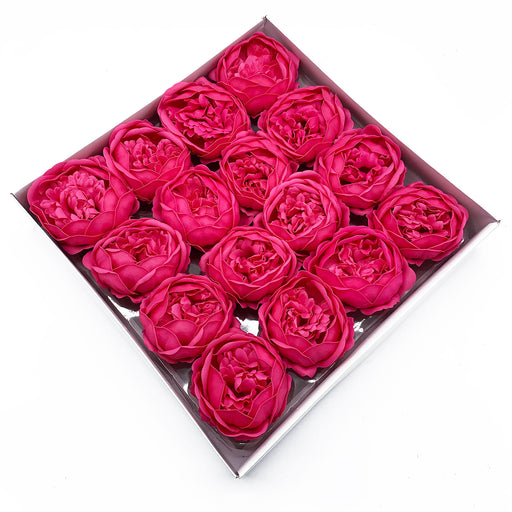 Craft Soap Flower - Ext Large Peony - Rose x 10
