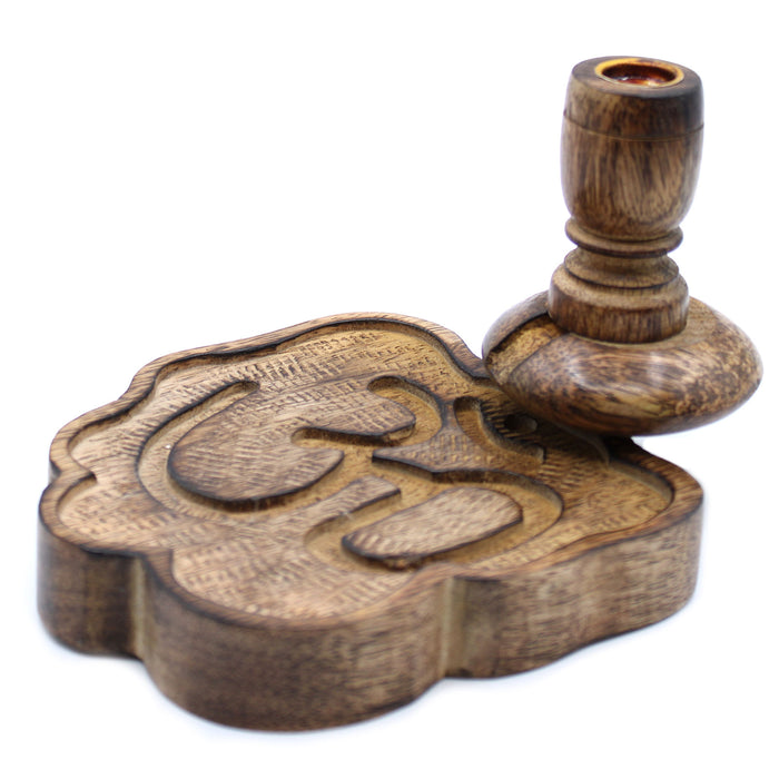 Mango Wood Backflow Burner - Ohm - Small