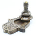 Medium Mango Wood Backflow Burner - Hamsa Hand