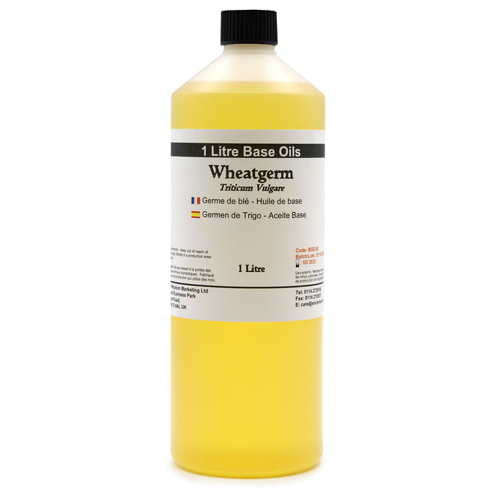 Wheatgerm Base Carrier Oil - 1 Litre