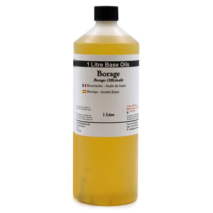 Borage Base Carrier Oil - 1 Litre