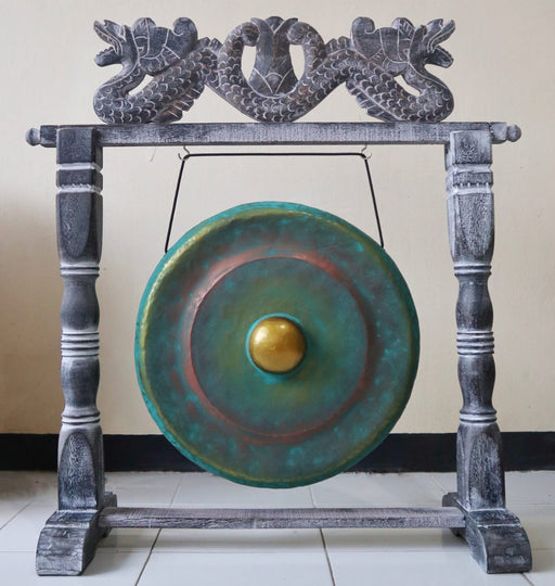 Medium Gong in Stand - 50cm - Greenwash