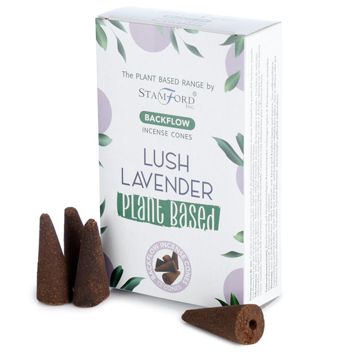 Plant Based Backflow Incense Cones - Lush Lavender