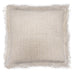 Linen Cushion 45x45cm with fringe
