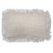 Linen Cushion 30x50cm with fringe